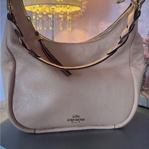 Coach Peach Leather Women's Bag
